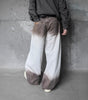 Retro Style Washed Ombre Color Knife-Edge Jeans for Men and Women,  Loose Floor-Length Wide Leg Pants Markonline