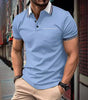 Polo shirt button pocket men's sports polo shirt Markonline