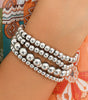 White Multi Layered Beaded Bracelet Dear-Lover Dropshipping