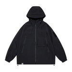 Hooded Waterproof Windproof Jacket Loose Coat eprolo