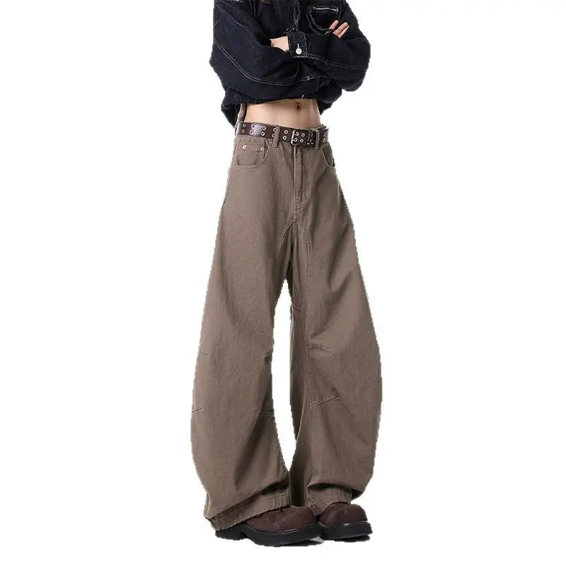 Retro silhouette curved knife jeans for men in spring and autumn Markonline