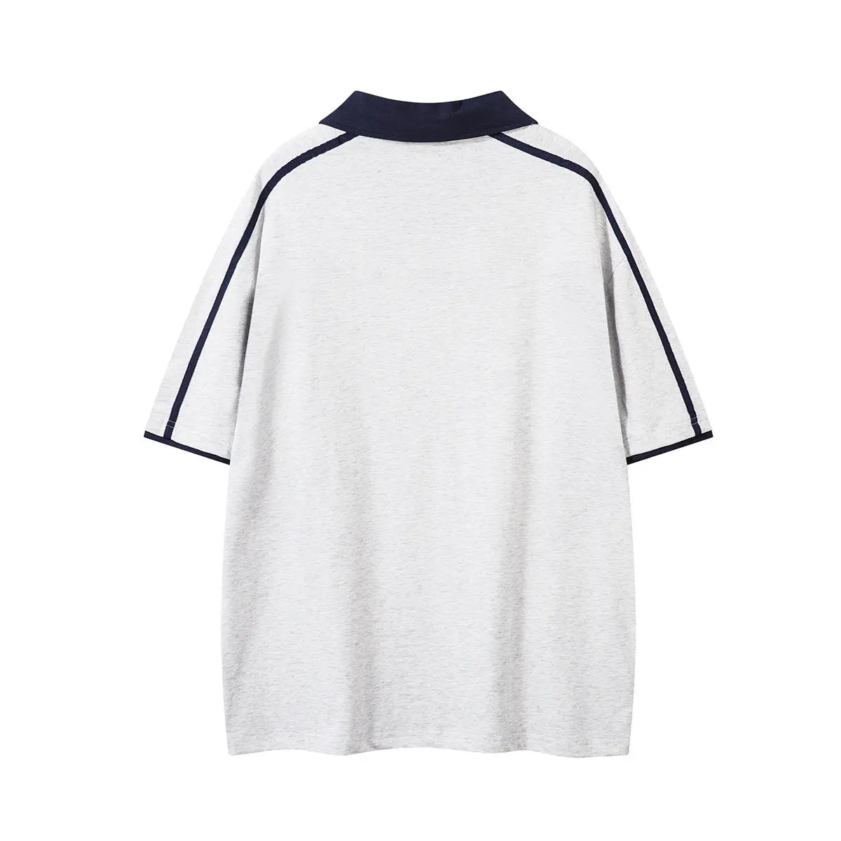 Polo collar sports shirt with stitching and short sleeved T-shirt Markonline