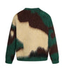 Camouflage tassel sweater with warm and velvet knit sweater for men Markonline