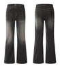Flared Denim Pants for Men and Women Slimming Cleanfit Long Trousers Markonline
