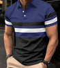 Polo striped men's sports polo shirt top Markonline