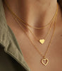 Gold Plated Triple Layered Heart Necklace Set Dear-Lover Dropshipping