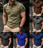 Polo shirt with collar buttons arm pockets sports polo shirt Markonline