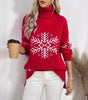 High Collar Christmas Sweaters Women's Clothing Markonline