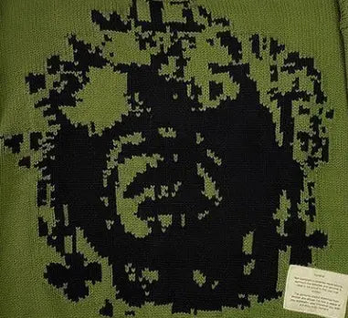 American autumn and winter high street niche oversize round neck sweater personality loose men and women the same style sweater Markonline