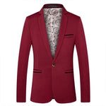 British's Style Casual Slim Fit Suit Jacket Male Blazers Men Coat Terno Masculino Plus Size 5XL Markonline