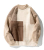 Color block splicing sweater for men Markonline