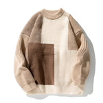 Color block splicing sweater for men Markonline