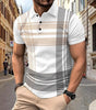 POLO printed striped men's sports polo shirt Markonline