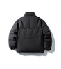 Jacket Men Stand-up Collar Loose Puffer Jacket Reversible Coat Markonline