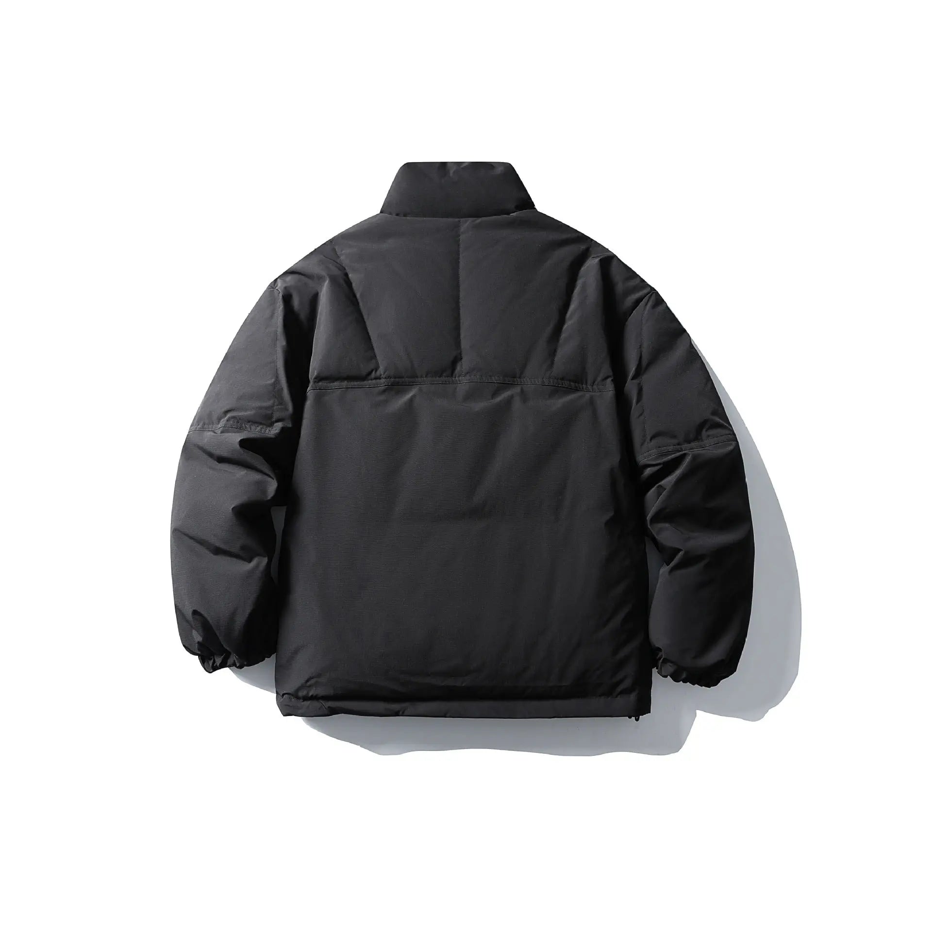 Jacket Men Stand-up Collar Loose Puffer Jacket Reversible Coat Markonline