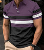 Polo striped men's sports polo shirt top Markonline