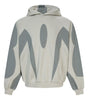 Splicing shaped hooded sweatshirt Markonline