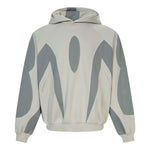 Splicing shaped hooded sweatshirt Markonline