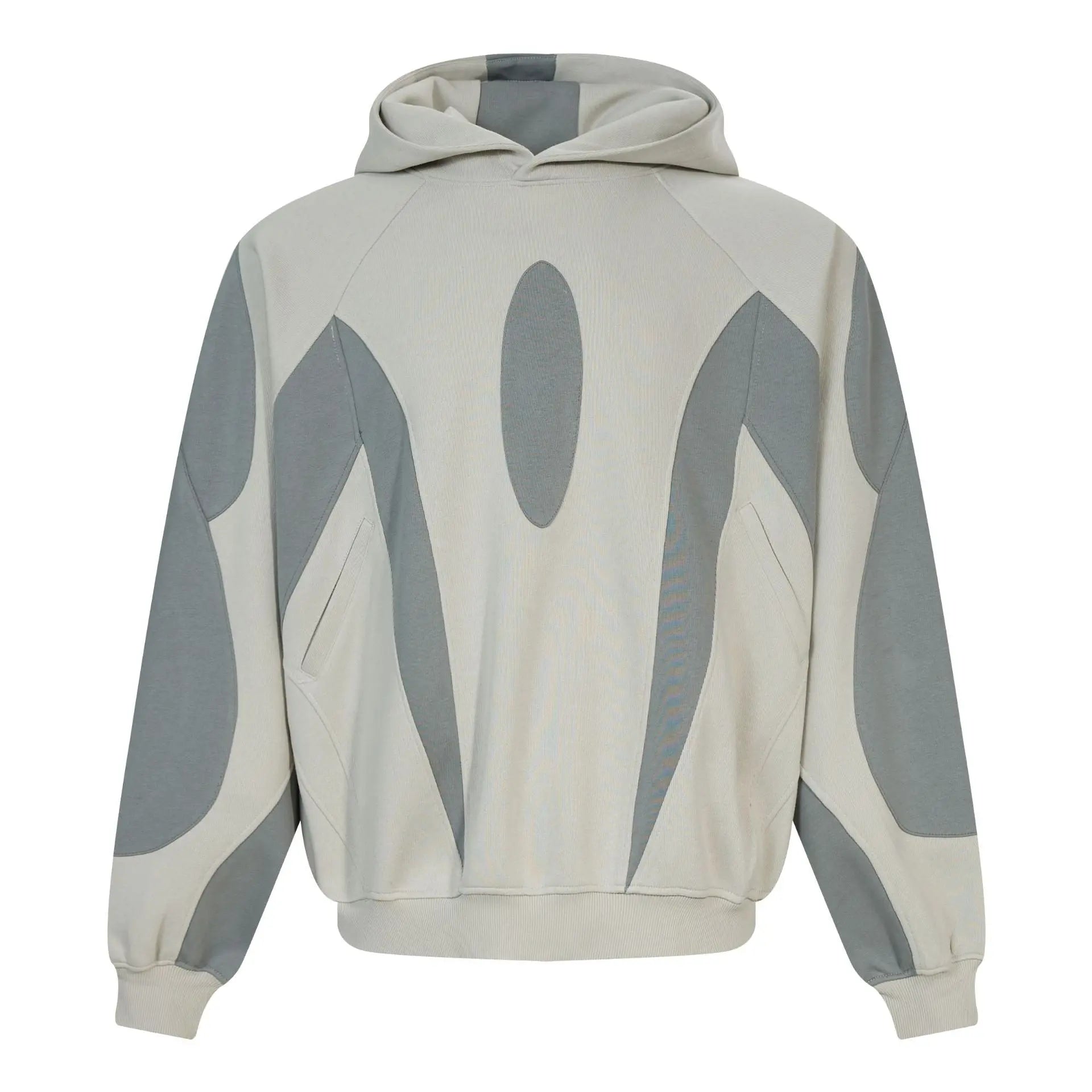 Splicing shaped hooded sweatshirt Markonline