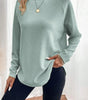 Moonlight Jade Textured Raglan Sleeve Knit Loose Top Dear-Lover Dropshipping