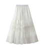 Cake skirt design irregular half skirt dreamy mesh skirt for women eprolo