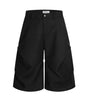 Trousers for Men and Women Water-Washed Vintage Straight Clean Fit Loose Wide-Leg Shorts eprolo