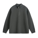 Half zip stand up collar sweater for men Markonline