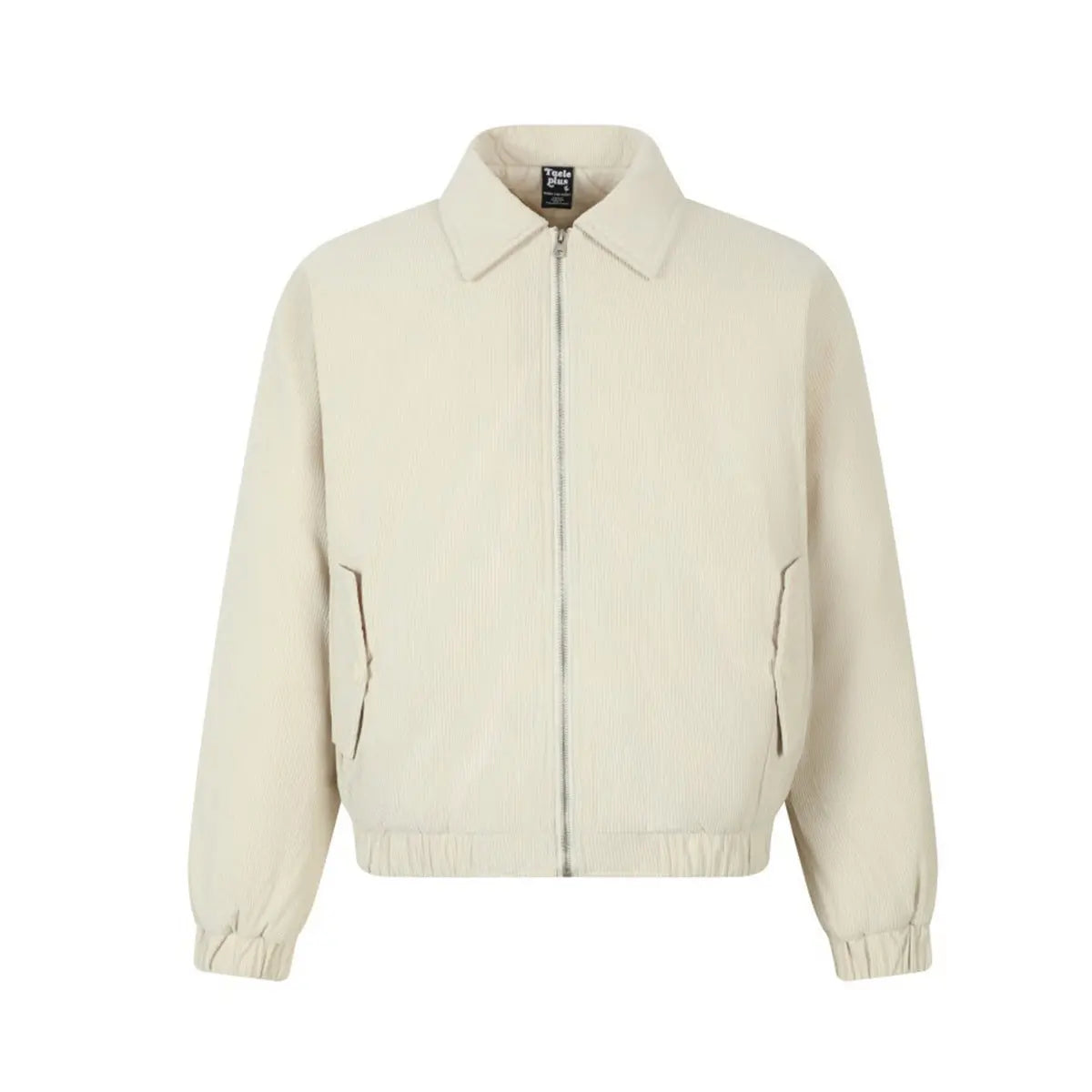 Embroidered corduroy cotton jacket for men