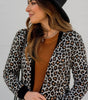 Black Leopard Patched Pocket Open Front Cardigan Dear-Lover Dropshipping