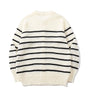 American Style Colorful Striped Long Sleeve Knit Sweater for Men, Casual Couple Cardigan Sweater, Versatile Jacket Markonline