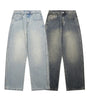Relaxed Straight Leg Wide Leg Jeans Men  Casual Pants Markonline