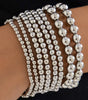 White Multi Layered Beaded Bracelet Dear-Lover Dropshipping