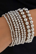 White Multi Layered Beaded Bracelet Dear-Lover Dropshipping