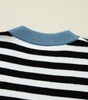 Color black Striped Panels Colorblock Sleeve Chic Sweater Dear-Lover Dropshipping