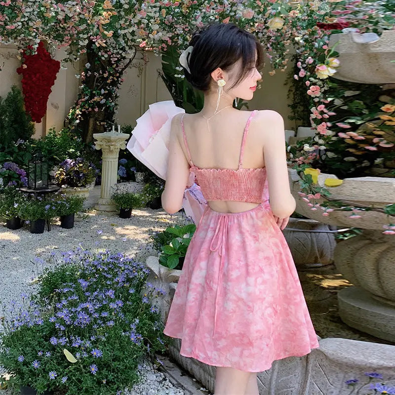 Waist collection printed camisole skirt short skirt for women Markonline