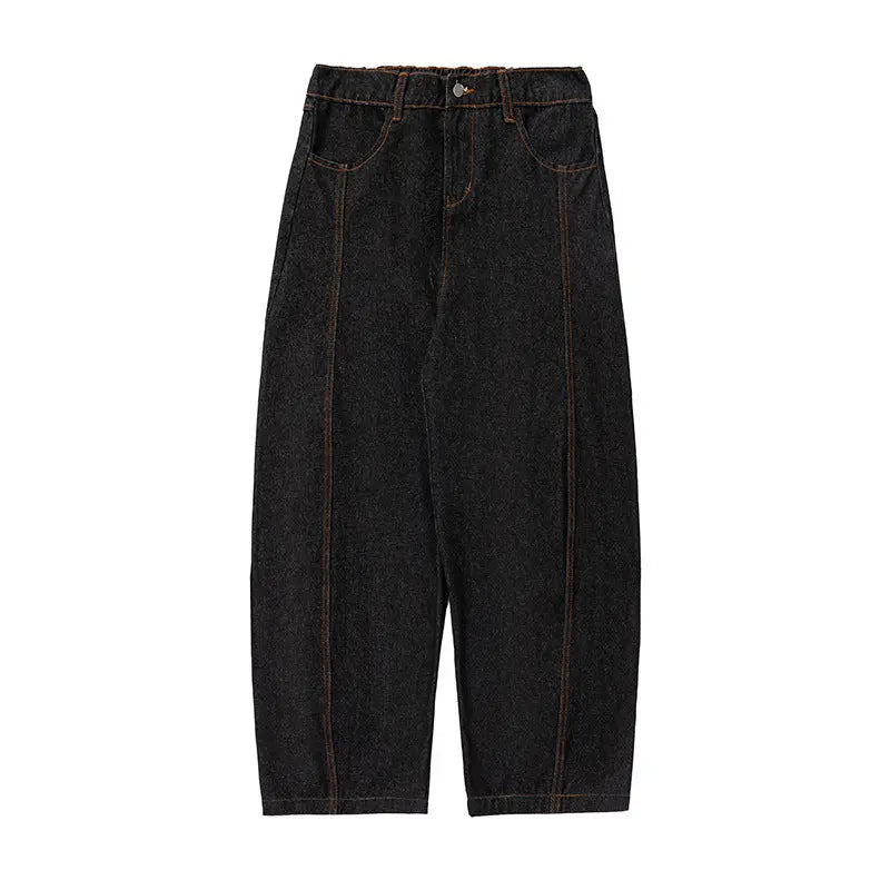 Loose semi elastic jeans for men