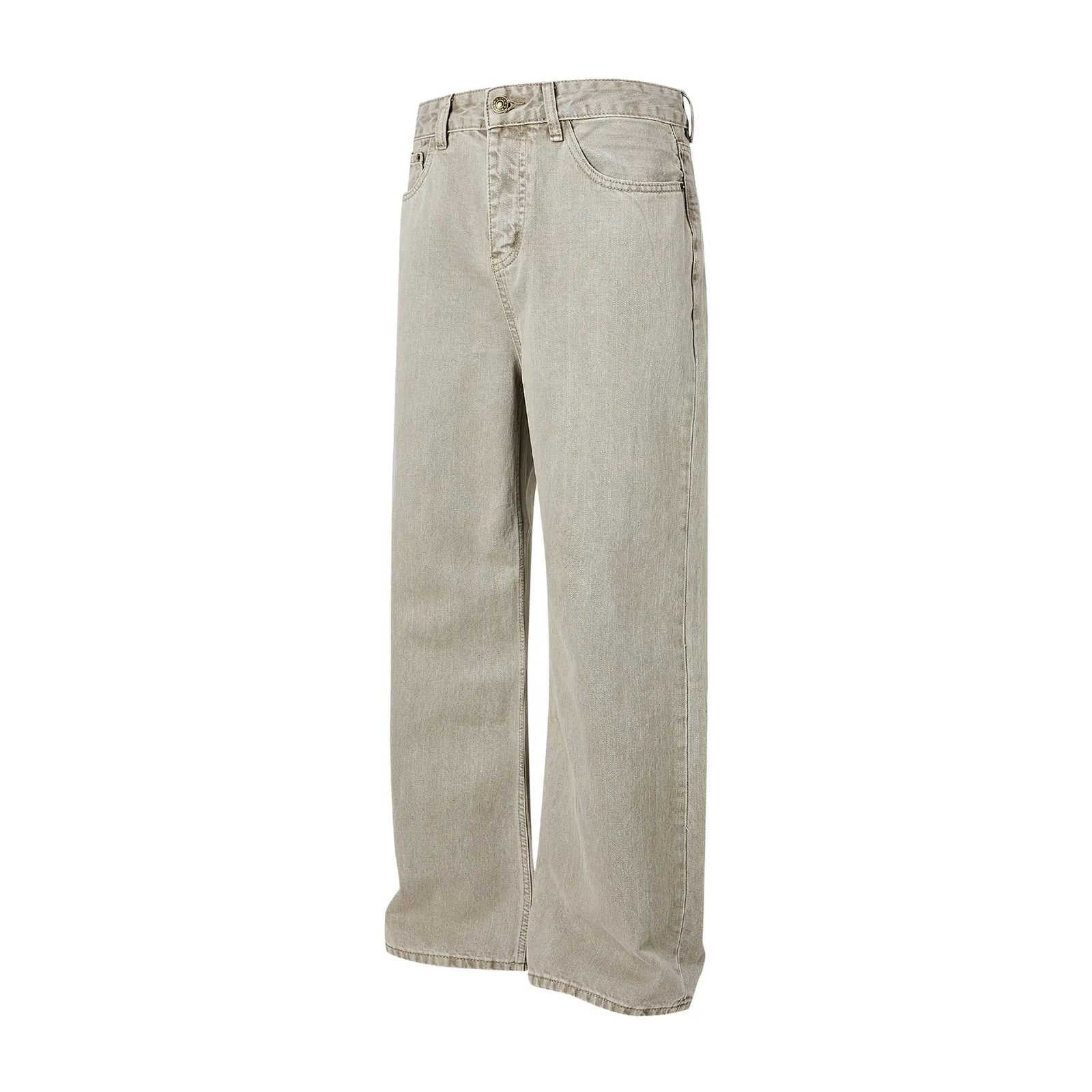 Washed Casual Straight Pants for Men and Women