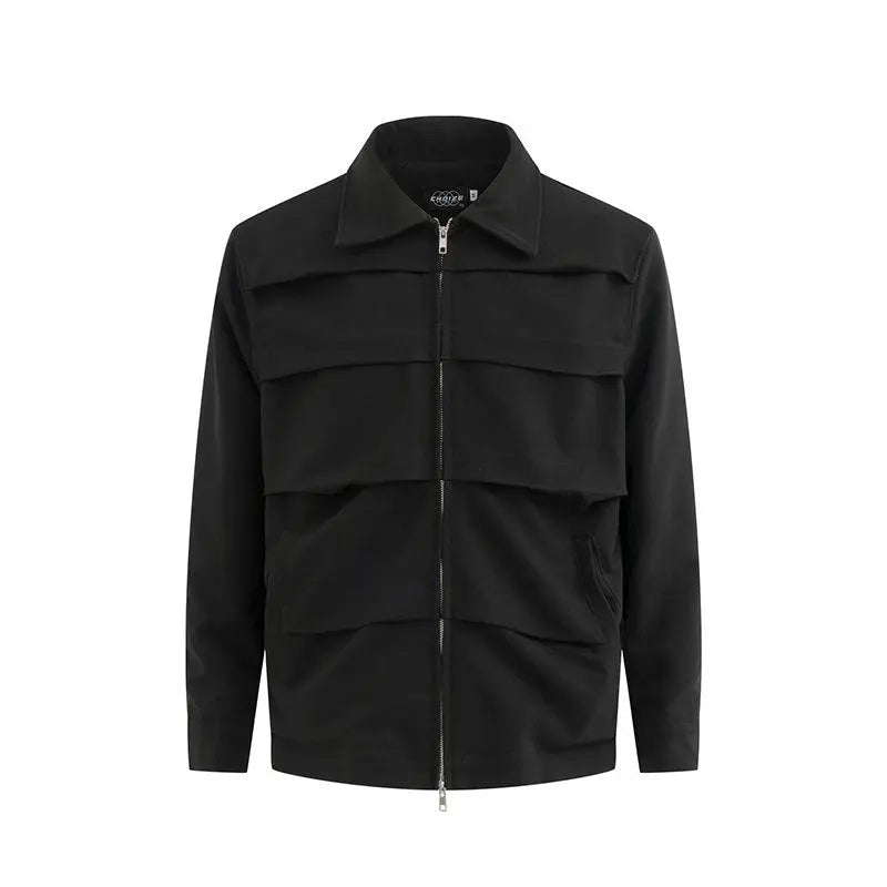 Fold collar jacket for men and women Markonline