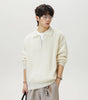 Half zip lapel sweater for men Markonline