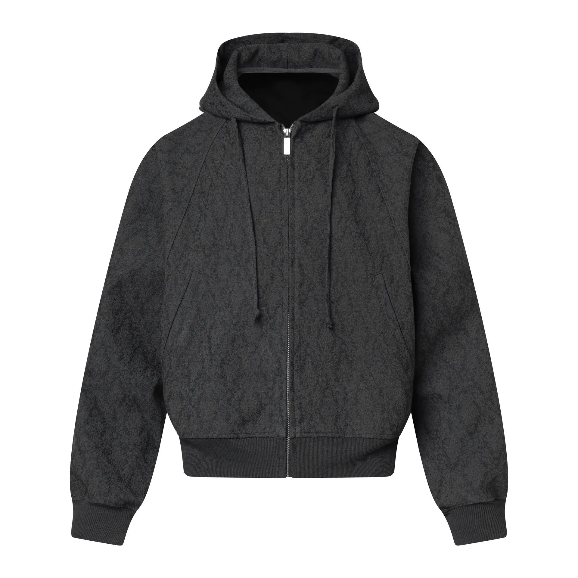 Diamond patterned jacket with zipper sweatshirt for men Markonline