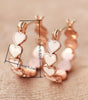 White Heart Shape Plated Alloy Small Hook Earrings Dear-Lover Dropshipping
