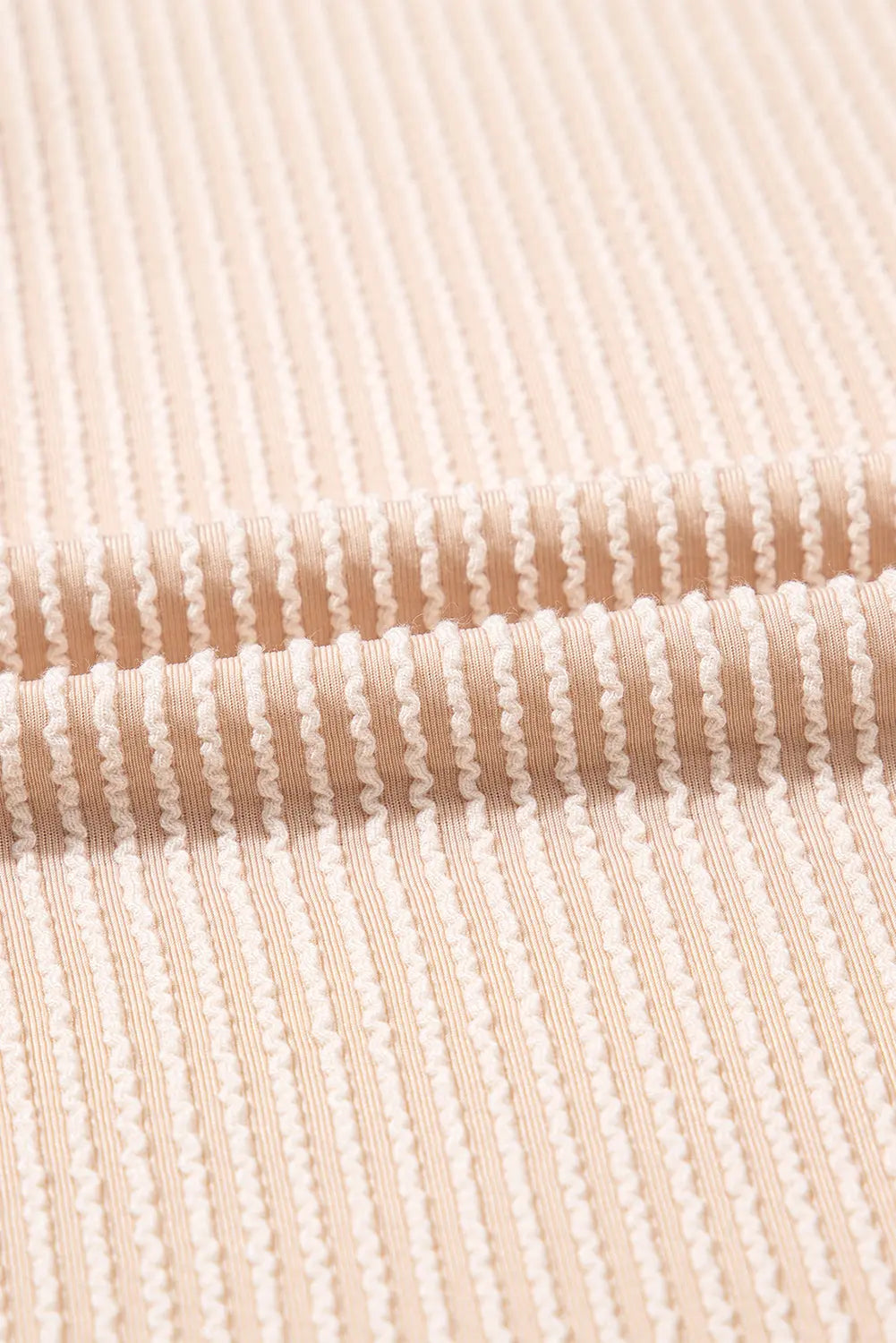 Parchment Corded Knit Crew Neck Puff Sleeve Shift Mini Dress Markonline