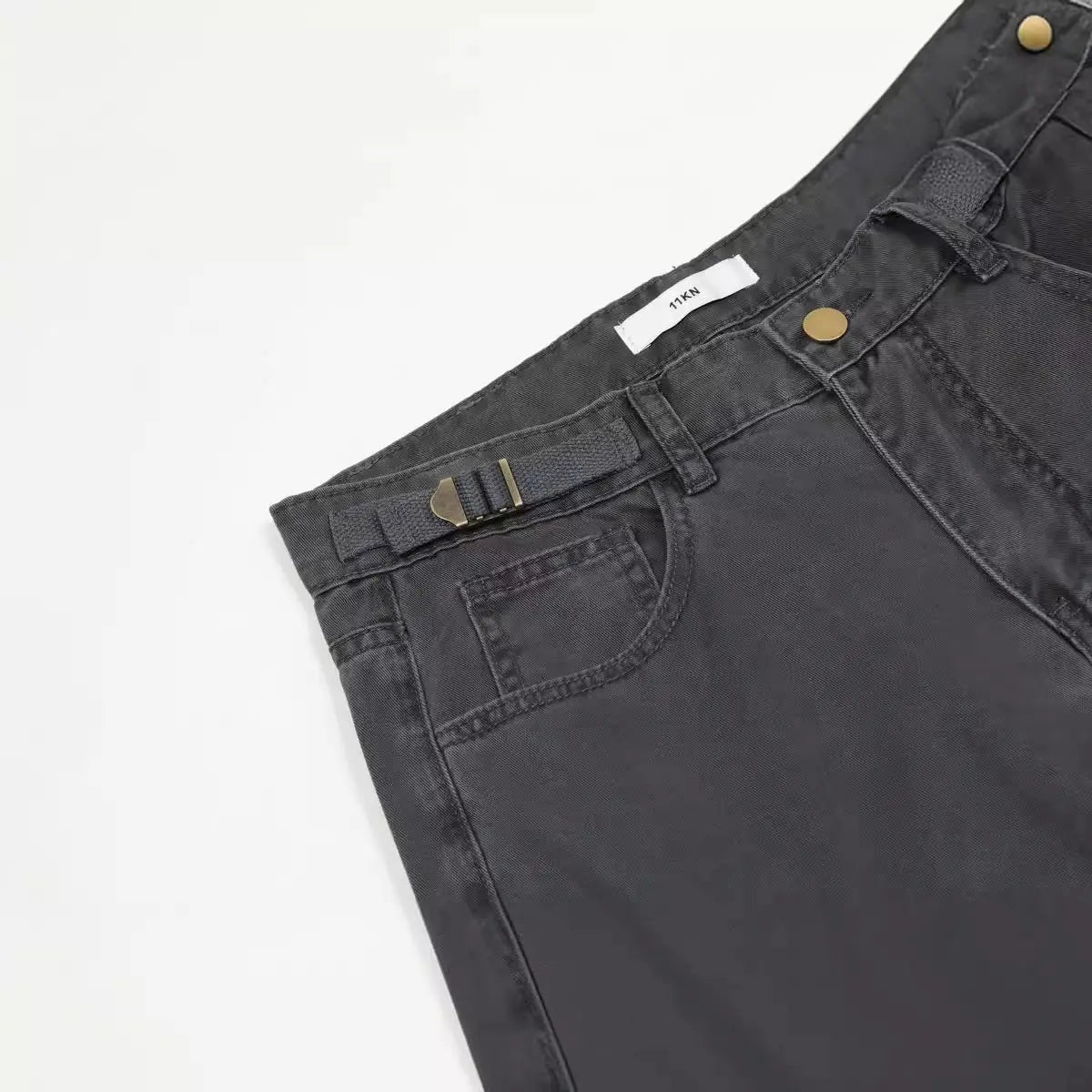 Pants for Men and Women Vintage Washed Distressed Design with Pockets Markonline