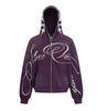 Graffiti cardigan zipper hoodie for men Markonline