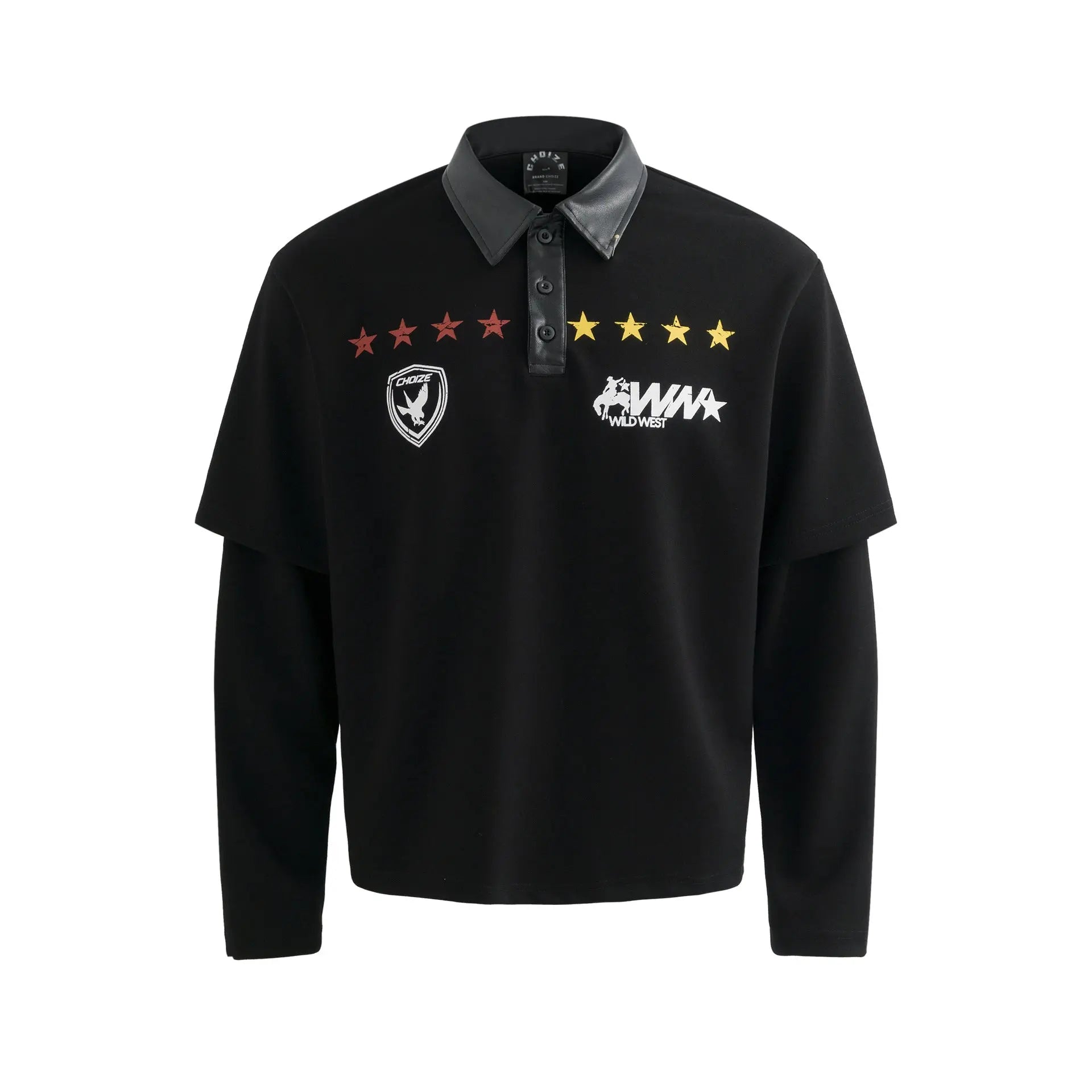 Sports motorcycle hoodie with collar polo shirt Markonline