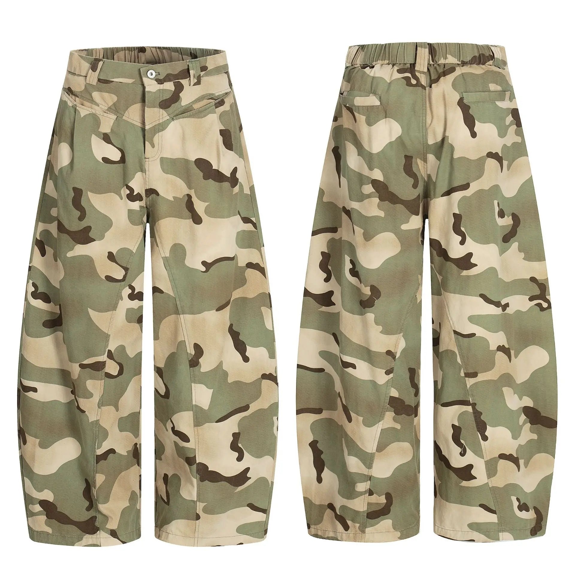 Pants for Men and Women Vintage Design Desert Loose Fit Slimming Silhouette eprolo