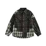 Splicing plaid shirt for men eprolo