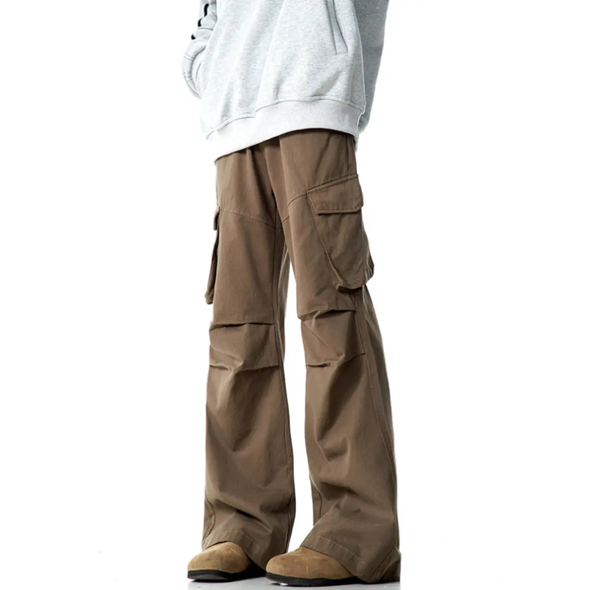 Work Pants for Men and Women Loose Straight Leg Casual Long Trousers Markonline