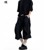 Trousers for Men and Women Water-Washed Vintage Straight Clean Fit Loose Wide-Leg Shorts eprolo