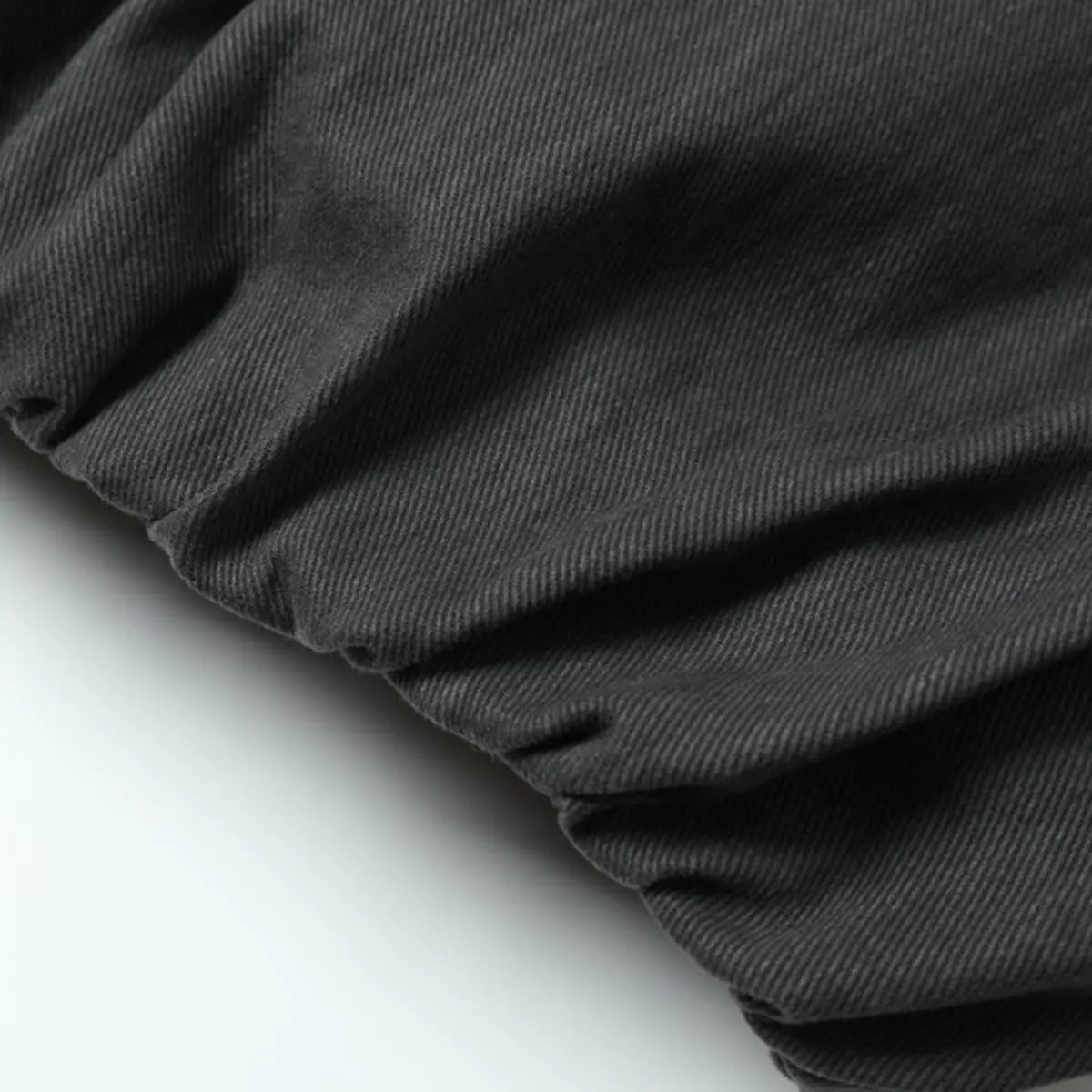 Leather collar with cotton jacket for men eprolo